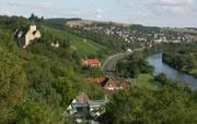 Mainberg and castle with Schonungen in background