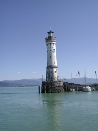 Lindau harbor lighthouse