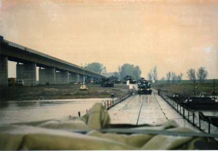 Crossing the Sava River from Croatia into Bosnia