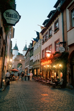 Steingasse and the Karl Theodor Bridge Gate