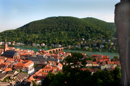 A view from the Heidelberg Castle