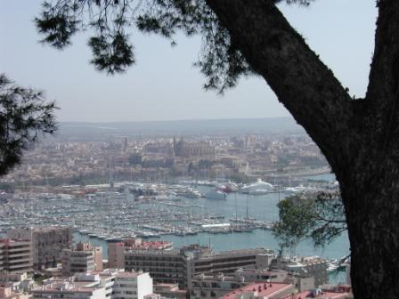 Palma de Mallorca from the Castell de Bellver