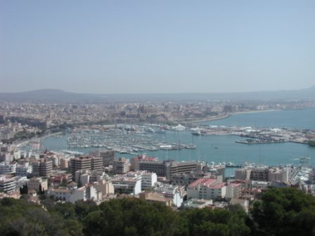 Palma de Mallorca from the Castell de Bellver